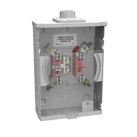 Milbank 125 Amp 4 Terminal Ringless Overheadunderground Meter Socket