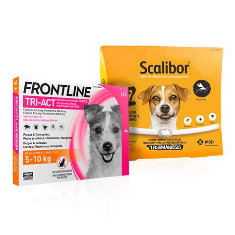 Pack Scalibor Collar Antiparasitario Para Perros Pipetas Frontline