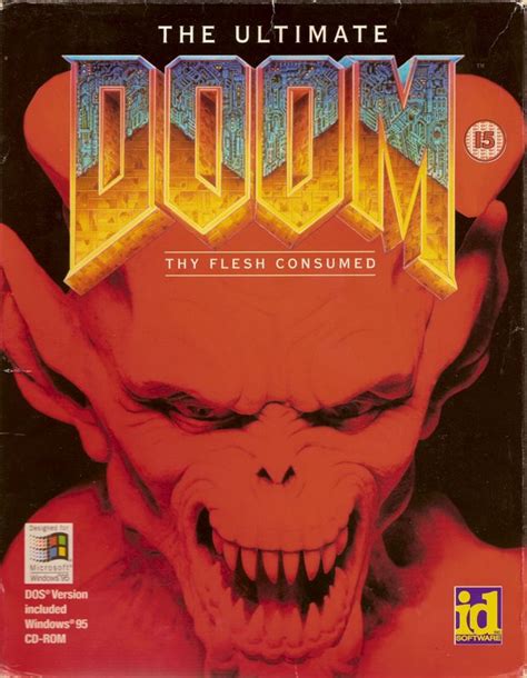 The Ultimate Doom 1995 Dos Box Cover Art Mobygames