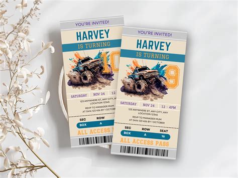 ticket monster truck 9
