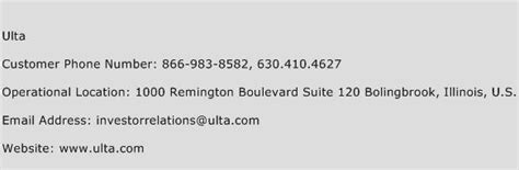 Ulta Number Ulta Customer Service Phone Number Ulta Contact Number