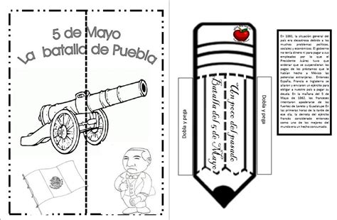 Maravilloso Lapbook Para Trabajar Sobre El 05 De Mayo Batalla De Puebla