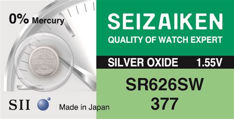 Seizaiken 364 Battery (SR621SW) 1.55V Battery (1PC)