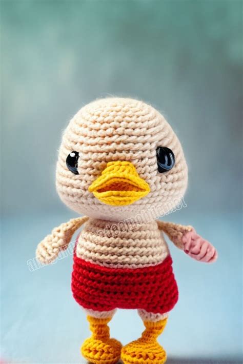 Amigurumi Clovis The Duck Free Pattern 1 Free Amigurumi Crochet