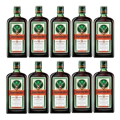 12 Unidade Licor Jagermeister Ervas 700ml Original Cnfe Frete Grátis