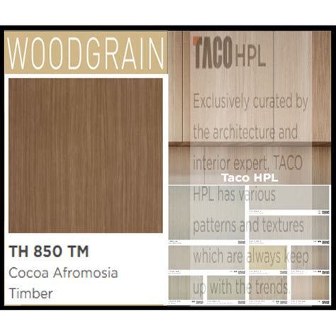 Jual Taco Hpl Woodgrain Th Tm Cocoa Afromosia Timber Jakarta