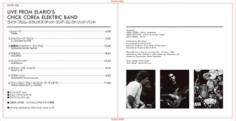 Chick Corea Elektric Band - Live From Elario's (the first gig) (CD)