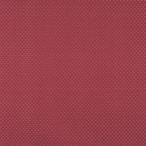 Red Burgundy Small Scale Fan Damask Upholstery Fabric