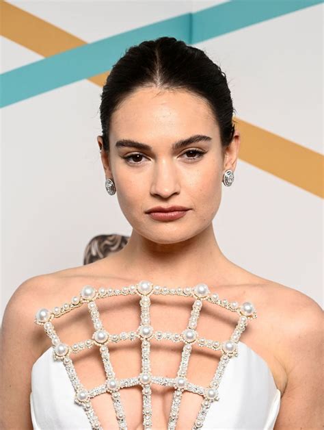 Lily James At Ee Bafta Film Awards 2023 In London 02 19 2023 Hawtcelebs