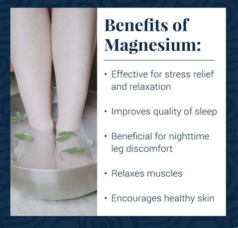 Benefits Of Magnesium Info Natural Skin Guides