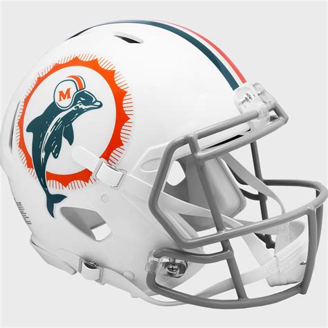 Buy NFL Miami Dolphins AUTHENTIC Throwback Helmet 1972 – ProFootballStuff