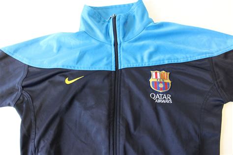 Nike FC Barcelona Jacke Blau Full Zip Up Jacke Herren FC Barcelona