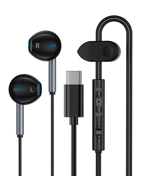 Amazon USB C Wired Headphones Apple Type C Earbuds Wired For