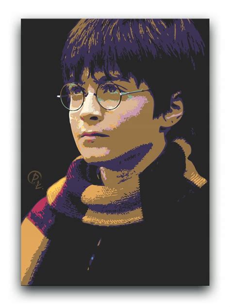 Plakat filmowy gamingowy książkowy komiksowy Harry Potter Daniel