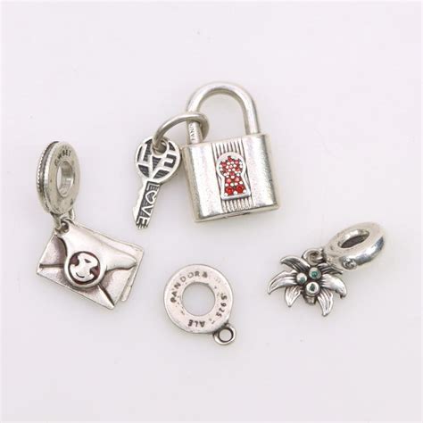 4 Pandora Sterling Silver Charms | Property Room