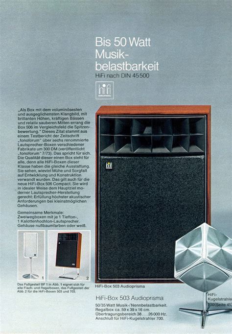 Grundig Box 503 Audioprisma Hifi Wiki