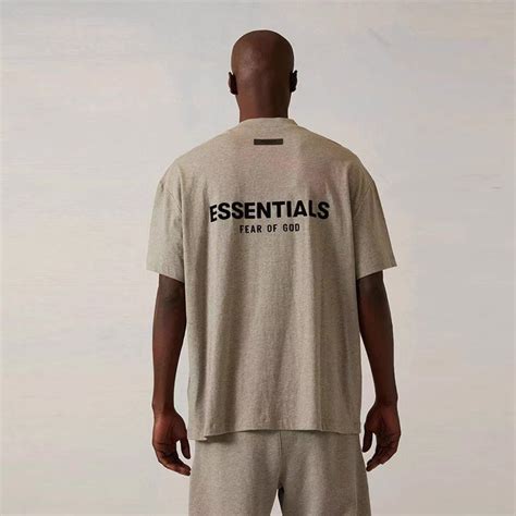 เสื้อยืด พิมพ์ลาย Fear Of God Essentials Fog 23 คุณภาพสูง สําหรับ