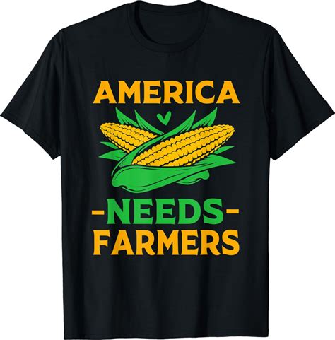 Farming Farm Corn America Needs Farmers T-Shirt - Walmart.com