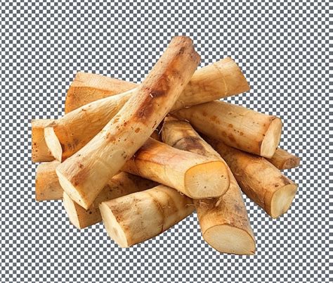 Premium PSD Crispy Fried Cassava Isolated On Transparent Background