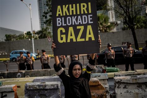 Foto Unjuk Rasa Bela Palestina Di Depan Kedubes As Foto Id