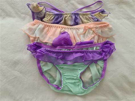 X Silky Sheer Bikini Panties From Japan Size Aus Uk US Etsy
