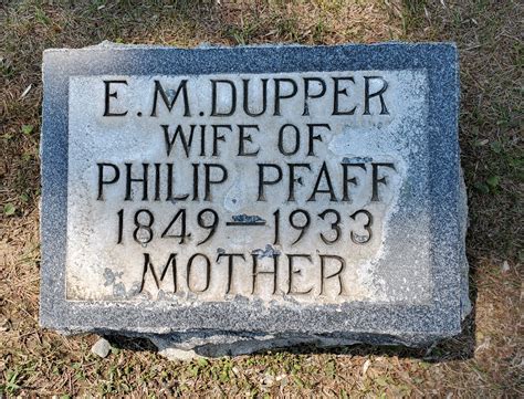 Elizabeth Margaret Dupper Pfaff 1849 1933 Homenaje De Find A Grave