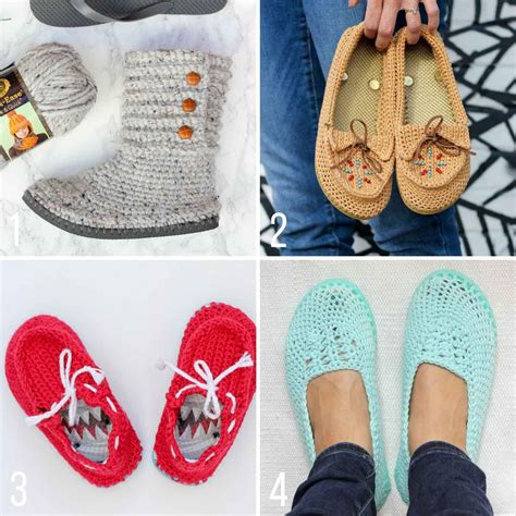 Free Crochet Patterns Using Flip Flops To Make Slippers Boots