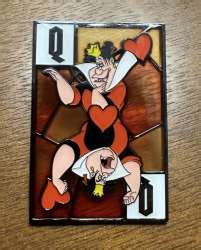 Queen Of Hearts Hot Topic Alice In Wonderland Stained Glass Cards Blind Box