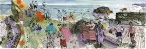 John Short Summer Swim Colourful Sandycove Co Dublin