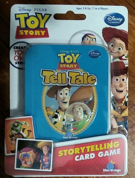 Toy Story Learning Tell Tale Storytelling Card Educational Game Collector Tin Toystory Toy