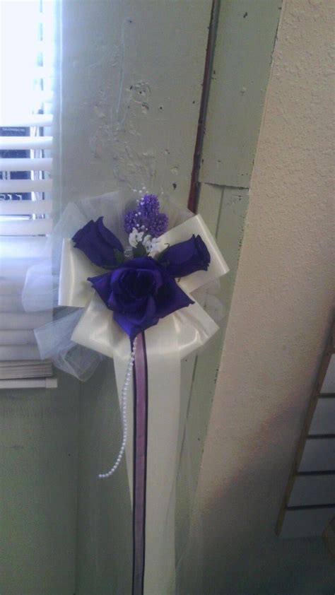 Wedding Pew Bows Purple Lav And White Or Any Color You Choose Sale