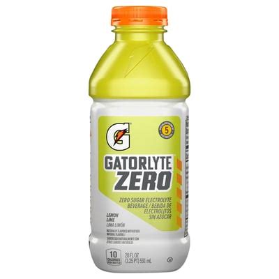 Gatorlyte Gatorlyte Electrolyte Beverage Lemon Lime Zero Sugar