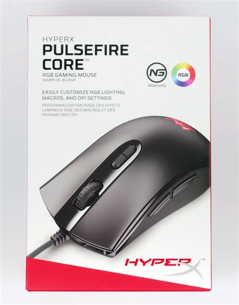 HyperX Pulsefire Core Review - Packaging & Shape | TechPowerUp