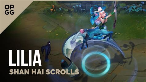 Shan Hai Scrolls Lillia OP GG Skin Review League Of Legends YouTube