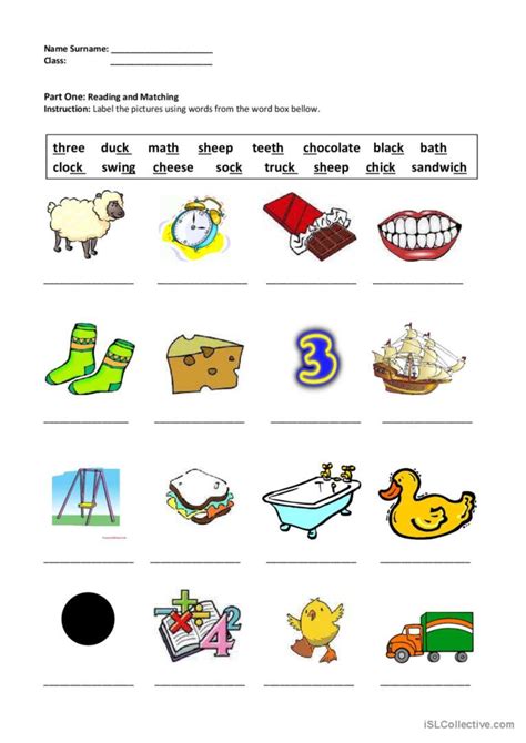 Digraphs Sh Ch Th Ck Ng English ESL Worksheets Pdf Doc