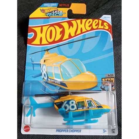 Jual HOT WHEELS LET S RACE PROPPER CHOPPER HELIKOPTER Shopee Indonesia