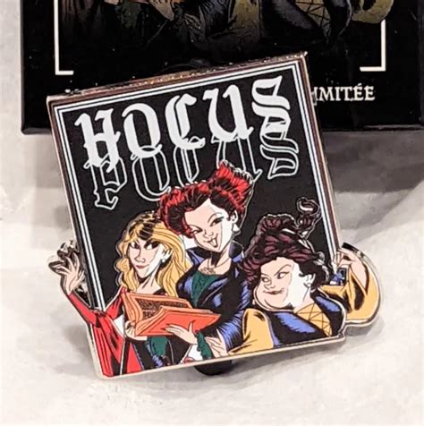 DISNEY HOCUS POCUS Limited Release Sanderson Sisters Poster Mystery Pin