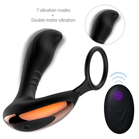 Thrusting Vibrating Butt Plug Anal Vibrator Wireless Remote Sex Toys