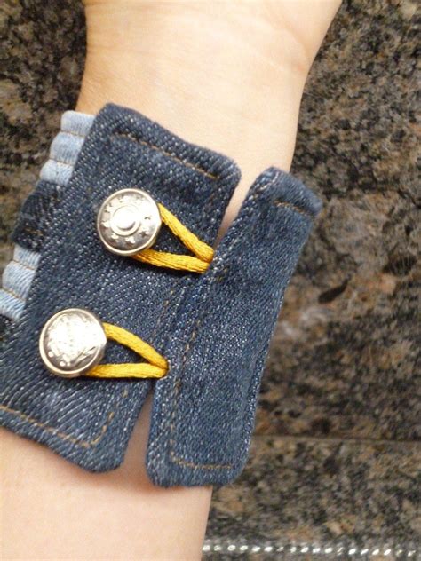 Imagem Relacionada Denim Jewelry Denim Bracelet Bracelets