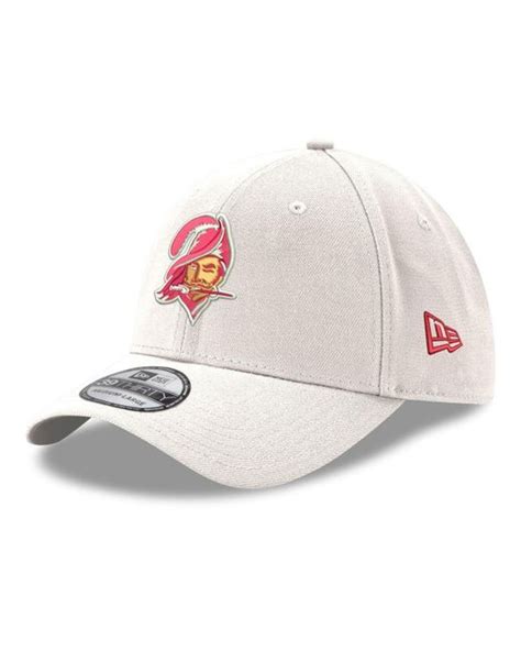 KTZ Synthetic White Tampa Bay Buccaneers Throwback Logo Iced Ii 39thirty Flex Hat for Men | Lyst