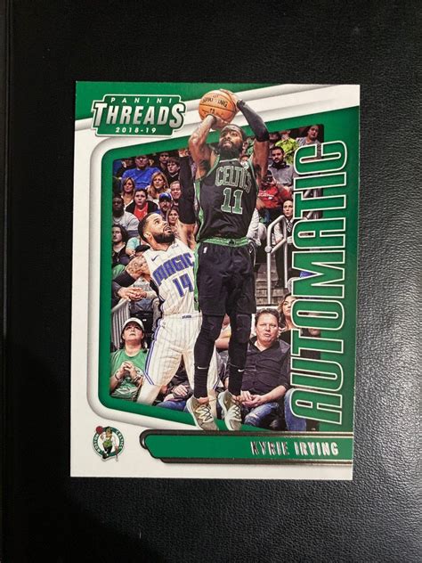 Kyrie Irving Panini Threads Celtics Collectible Cards Hobbies Toys