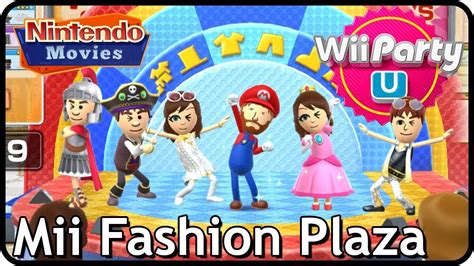 Wii Party U Mii Fashion Plaza 4 Players Mario Roman Pirate Cave