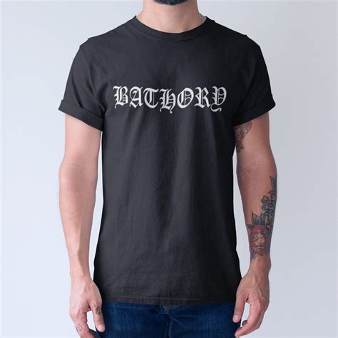 Bathory Band T-Shirt, Bathory Logo Tee Shirt, Viking Metal, Thrash ...