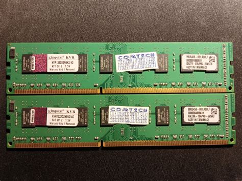 Kingston 4GB 2x2GB 1333Mhz DDR3 KVR1333D3N9K2 4G Gdańsk Kup teraz