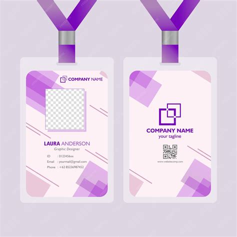 Premium Vector | Id card design template