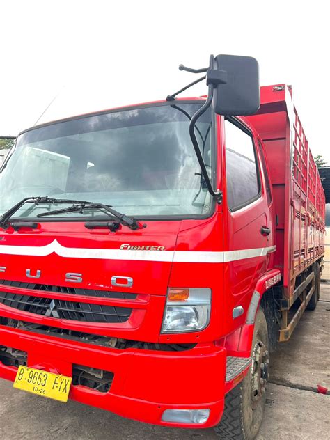 Mitsubishi Fuso Tronton X Fn Fl Hd Bak Besi Kargo Triway