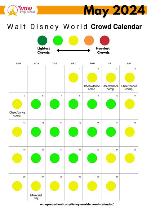 Disney World Crowd Calendar Best Times To Go Disney