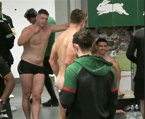 Famous Nrl Player Caught Naked In Locker Room During Live Tv Broadcast