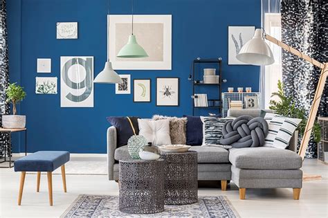 Blue Living Room Design Ideas Design Cafe