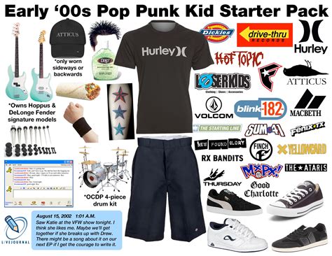 Early 00s Pop Punk Kid Starter Pack Rstarterpacks